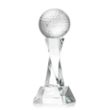 Golf Ball Award on Langport Base - Clear | https://www.bestnamebadges.com