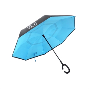 45'' C-Shaped Handle Reverse Umbrella