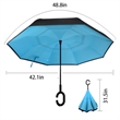 45'' C-Shaped Handle Reverse Umbrella | https://www.bestnamebadges.com