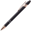 Rose Gold Trim Stylus Pen | https://www.bestnamebadges.com