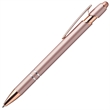 Rose Gold Trim Stylus Pen | https://www.bestnamebadges.com