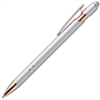Rose Gold Trim Stylus Pen | https://www.bestnamebadges.com