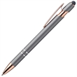 Rose Gold Trim Stylus Pen | https://www.bestnamebadges.com