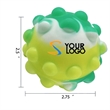 Push Bubble Stress Reliever Ball Silicone Fidget Ball | https://www.bestnamebadges.com