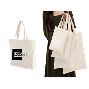 Horizontal Canvas Tote Bag