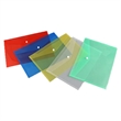 High Quality Clear Document Folders with Snap Button | https://www.bestnamebadges.com