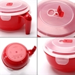 Microwavable Plastic Food Container Soup Mugs Bowl with Lid | https://www.bestnamebadges.com