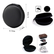 Portable Round Headphone Storage Box | https://www.bestnamebadges.com