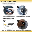 Upgrade Mini Durable Car Broken Window Hammer Key-Chain | https://www.bestnamebadges.com