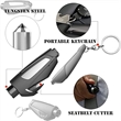 Upgrade Mini Durable Car Broken Window Hammer Key-Chain | https://www.bestnamebadges.com