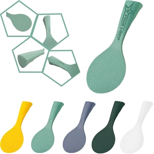 Silicone Standing Non Stick Heat Resistant Rice Paddle | https://www.bestnamebadges.com