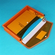 Colorful Snap-Button Transparent Waterproof Document Bag | https://www.bestnamebadges.com