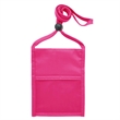 Premium Double Window RPET Recycled ID Neck Wallet | https://www.bestnamebadges.com
