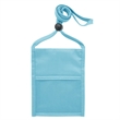 Premium Double Window RPET Recycled ID Neck Wallet | https://www.bestnamebadges.com