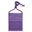 Premium Double Window RPET Recycled ID Neck Wallet | https://www.bestnamebadges.com