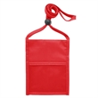 Premium Double Window RPET Recycled ID Neck Wallet | https://www.bestnamebadges.com