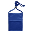 Premium Double Window RPET Recycled ID Neck Wallet | https://www.bestnamebadges.com