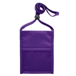 Premium Double Window RPET Recycled ID Neck Wallet | https://www.bestnamebadges.com