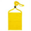 Premium Double Window RPET Recycled ID Neck Wallet | https://www.bestnamebadges.com