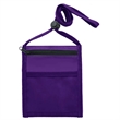 RPET Recycled Neck Wallet With Front Zipper Pocket | https://www.bestnamebadges.com