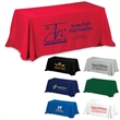 4' Premium TableCloth Fully Sublimated Flowing Table Throw | https://www.bestnamebadges.com