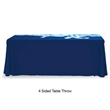 4' Premium TableCloth Fully Sublimated Flowing Table Throw | https://www.bestnamebadges.com