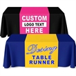 30" Wide Fully Sublimated Satin Table Runners | https://www.bestnamebadges.com