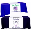 32" Wide Fully Sublimated Satin Table Runners | https://www.bestnamebadges.com