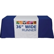 36" Wide Fully Sublimated Satin Table Runners | https://www.bestnamebadges.com