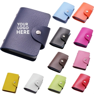 24 Slots Soft Credit Card Holder Organizer