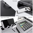Zippered Portfolio Organizer with Calculator | https://www.bestnamebadges.com