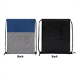Heathered Jute Drawstring Backpack | https://www.bestnamebadges.com