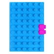 Custom Creative Building Block Silicone Student Notebook | https://www.bestnamebadges.com