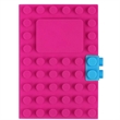 Custom Creative Building Block Silicone Student Notebook | https://www.bestnamebadges.com
