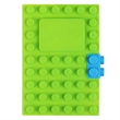 Custom Creative Building Block Silicone Student Notebook | https://www.bestnamebadges.com