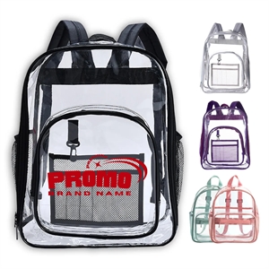 Custom Stadium approved Large Capacity Clear Backpacks