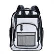 Custom Stadium approved Large Capacity Clear Backpacks | https://www.bestnamebadges.com