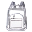 Custom Stadium approved Large Capacity Clear Backpacks | https://www.bestnamebadges.com