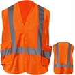 Class 2 Adjustable Breakaway Hi Vis Mesh Safety Vest | https://www.bestnamebadges.com