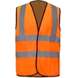 Premium Knitted Hi Vis Class 2 Safety Loop & Hook Vest | https://www.bestnamebadges.com
