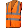 Premium Knitted Hi Vis Class 2 Safety Loop & Hook Vest | https://www.bestnamebadges.com