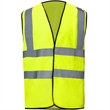 Premium Knitted Hi Vis Class 2 Safety Loop & Hook Vest | https://www.bestnamebadges.com