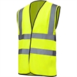 Premium Knitted Hi Vis Class 2 Safety Loop & Hook Vest | https://www.bestnamebadges.com