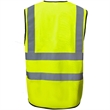 Premium Knitted Hi Vis Class 2 Safety Loop & Hook Vest | https://www.bestnamebadges.com