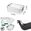 Portable Large Capacity Stainless Steel Lunch Box | https://www.bestnamebadges.com