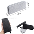 Felt Zipper Pencil Bag | https://www.bestnamebadges.com