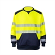 Hi Vis Class 3 Segmented Tape Safety Sweatshirt w/ Pocket | https://www.bestnamebadges.com