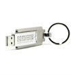 Chrome Steel With Keyring USB 3.0 | https://www.bestnamebadges.com