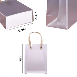 Transparent PP Plastic Tote Bag