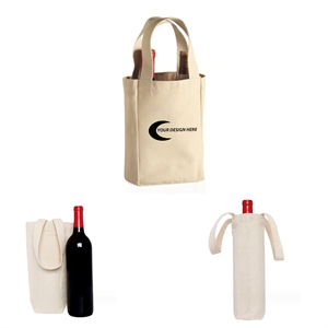 Eco-Friendly Cotton Wine Tote Bag